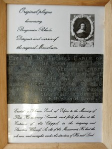 Benjamin Rhodes plaque